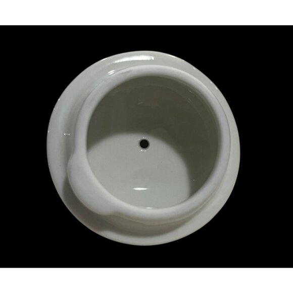 Vintage Bombay Company Ethereal Rose Porcelain Tea Pot Sugar Dish Speckled Metal - Picture 11 of 16